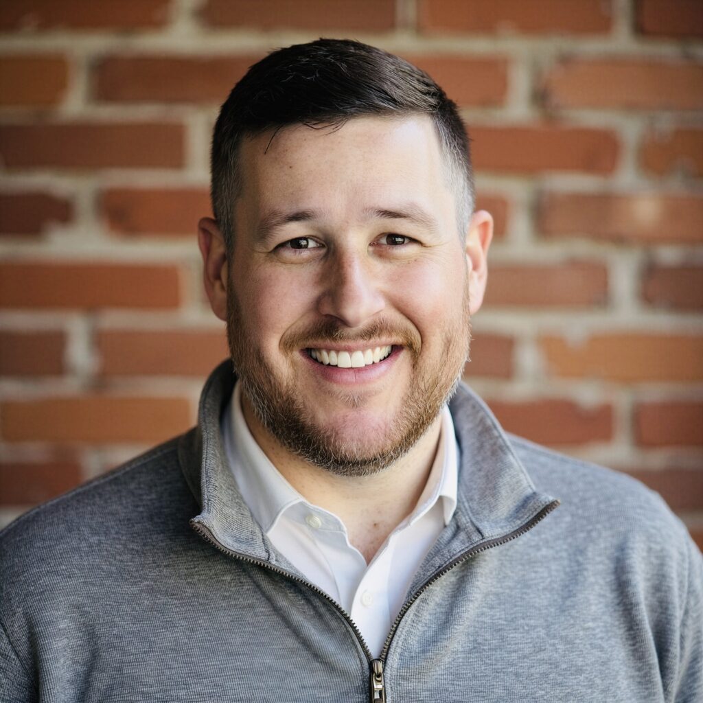 man smiling