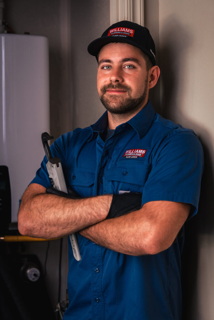 man holding a tool