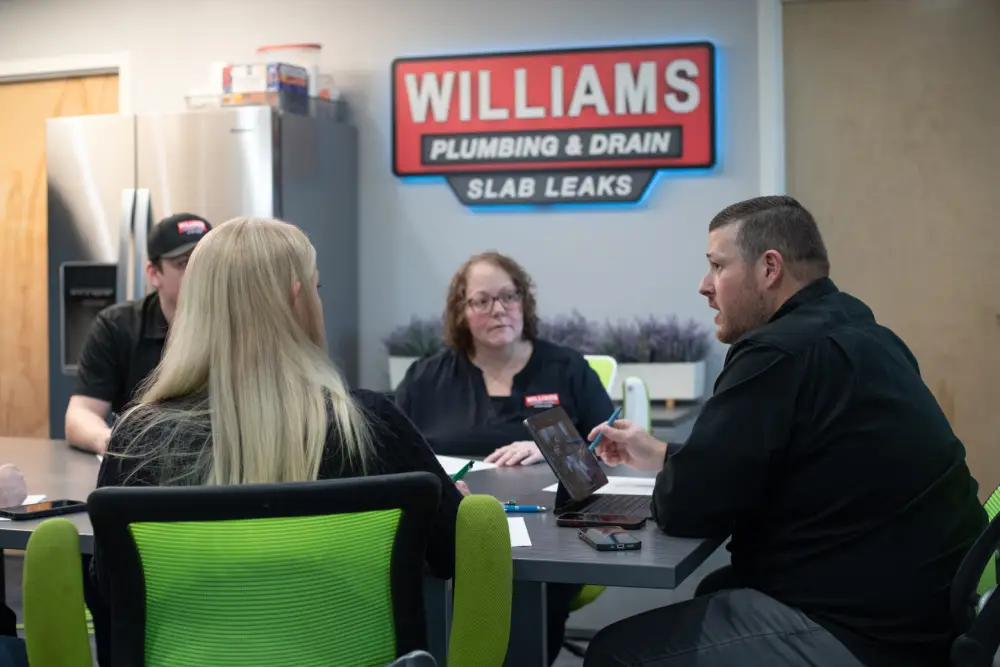 Williams Plumbing & Drain service truck and team in Tulsa, OK